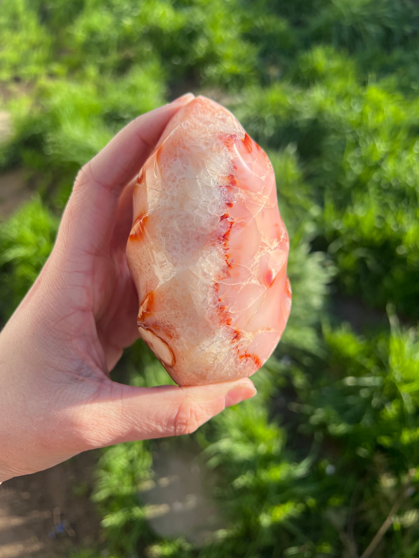 Carnelian Agate flame (30)