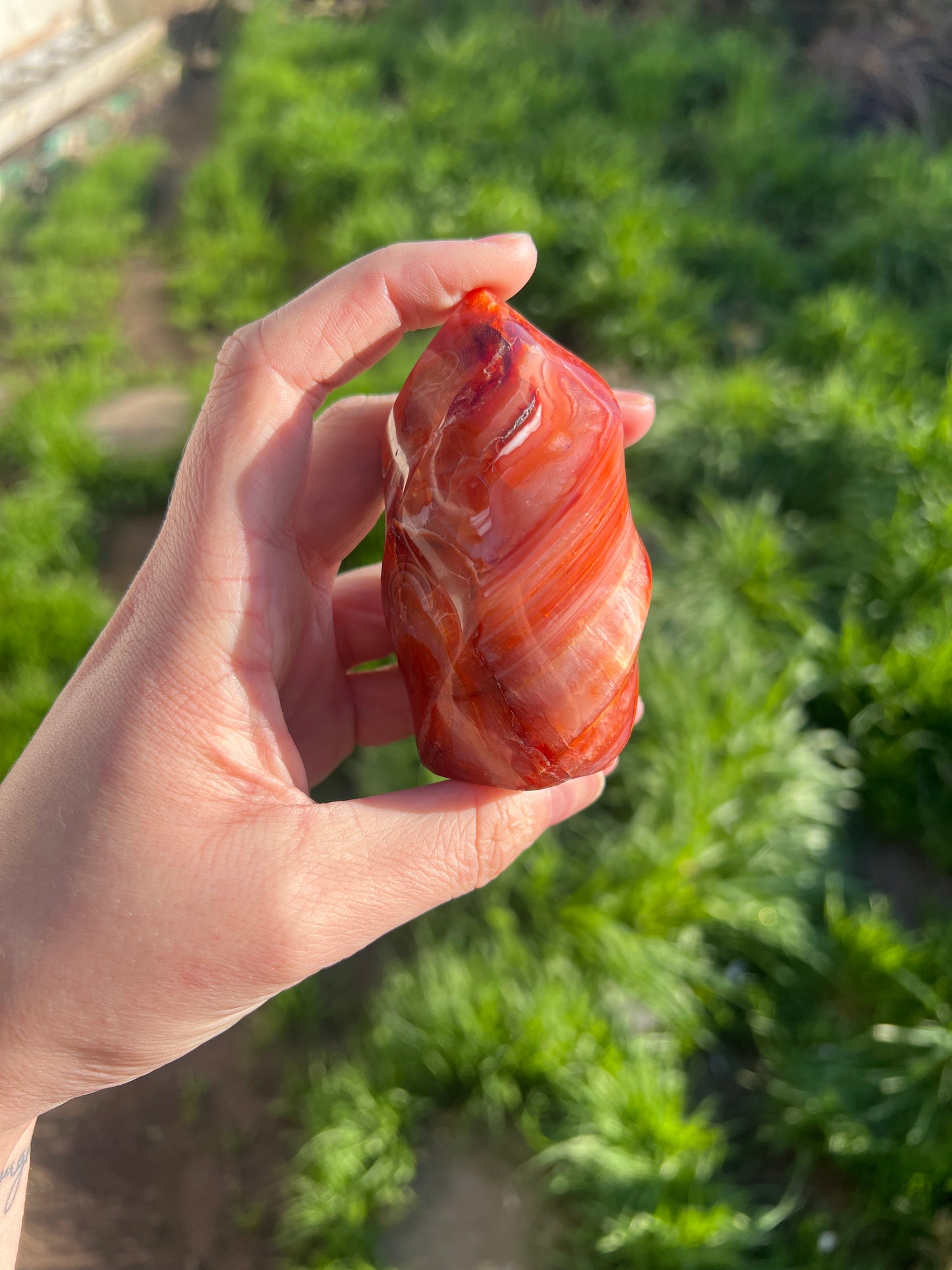 Carnelian Agate flame (14)