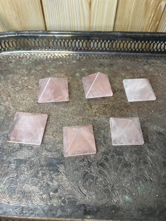 Rose Quartz Pyramid