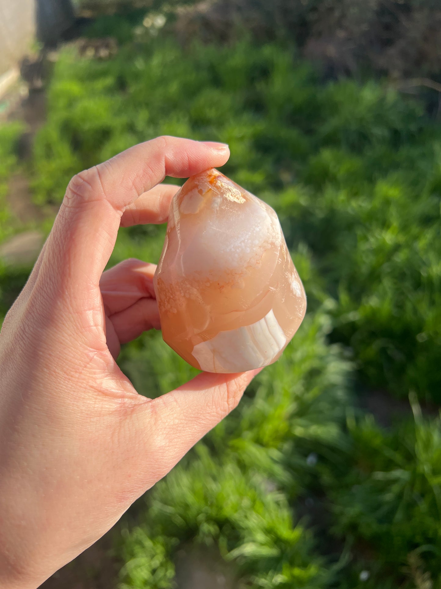 Flower agate flame (21b)