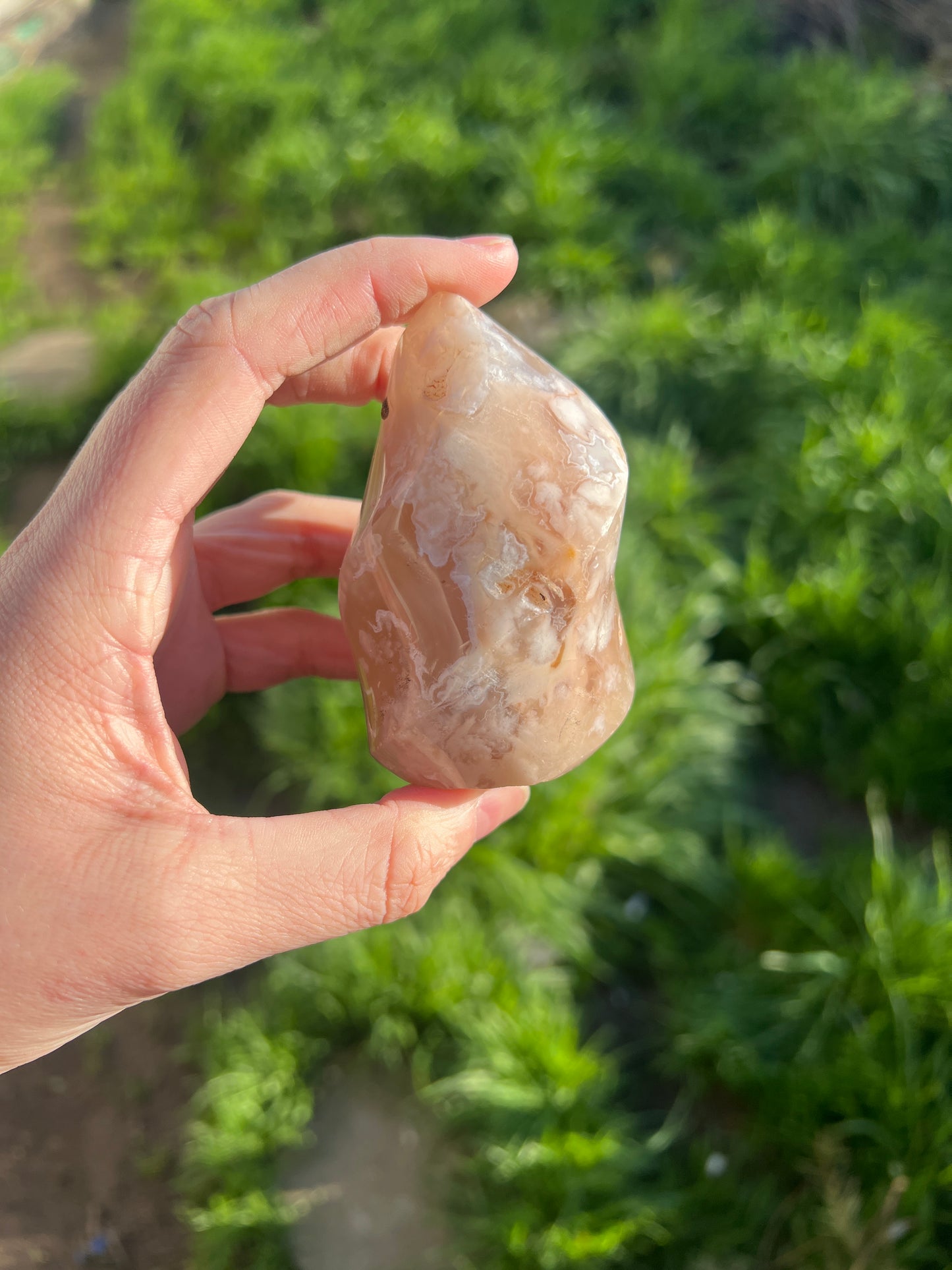 Flower agate flame (23b