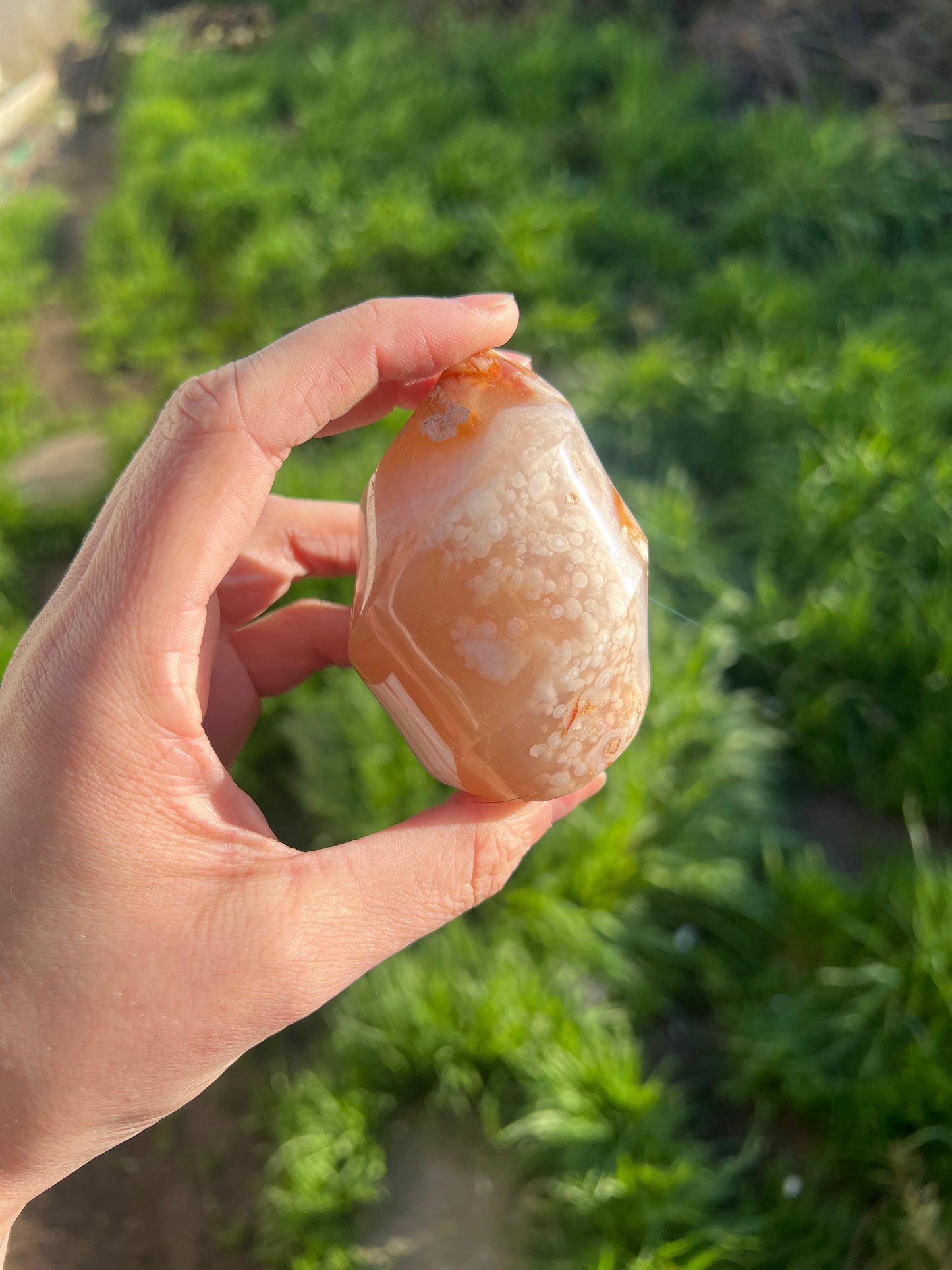 Flower agate flame (21b)