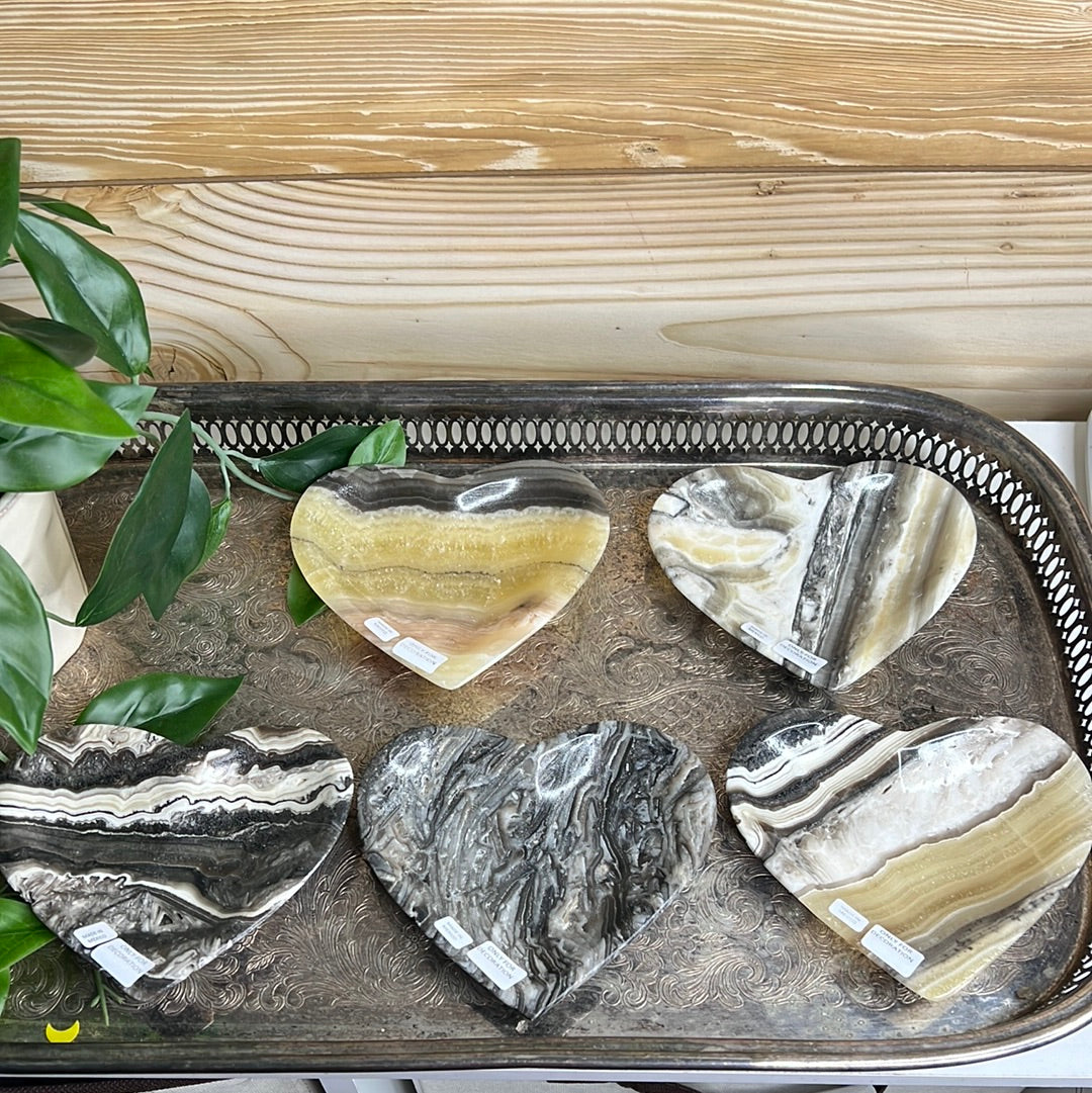 Medium Calcite Trinket dish - (You choose)