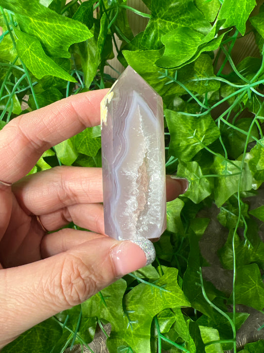 Gel Druzy Agate Mini Tower (12C)