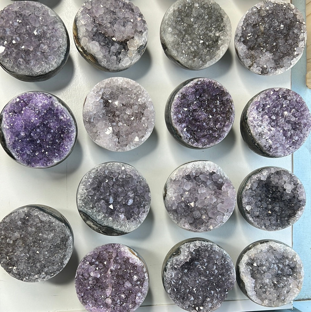 Uruguayan Amethyst Half Sphere (Read Description Intuitively chosen)