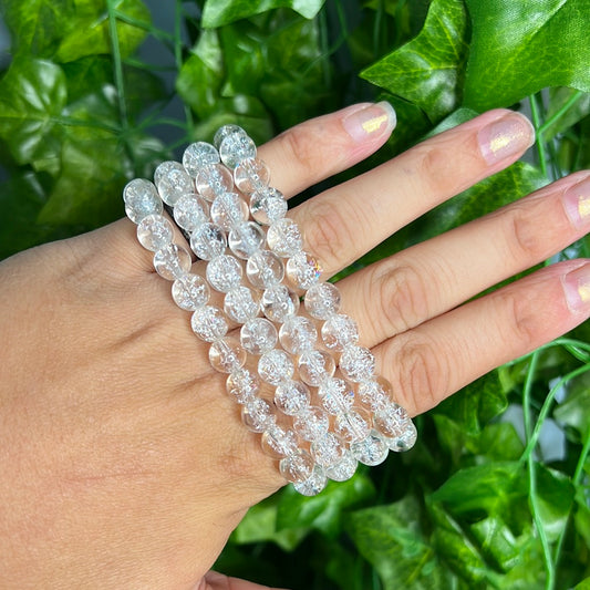 Crackle Quartz Bracelet (heat treated)