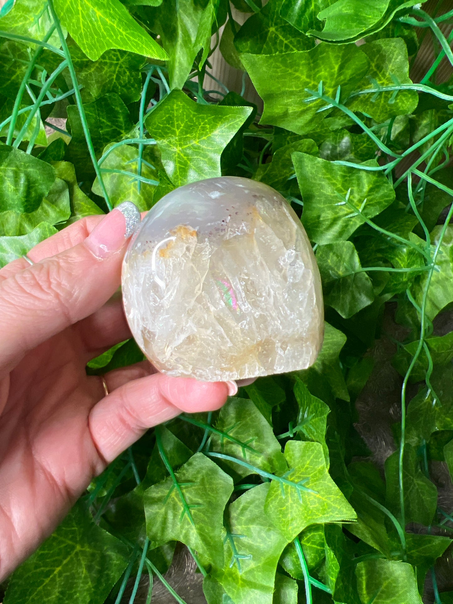 Brazilian Druzy Agate Freeform. (18B)