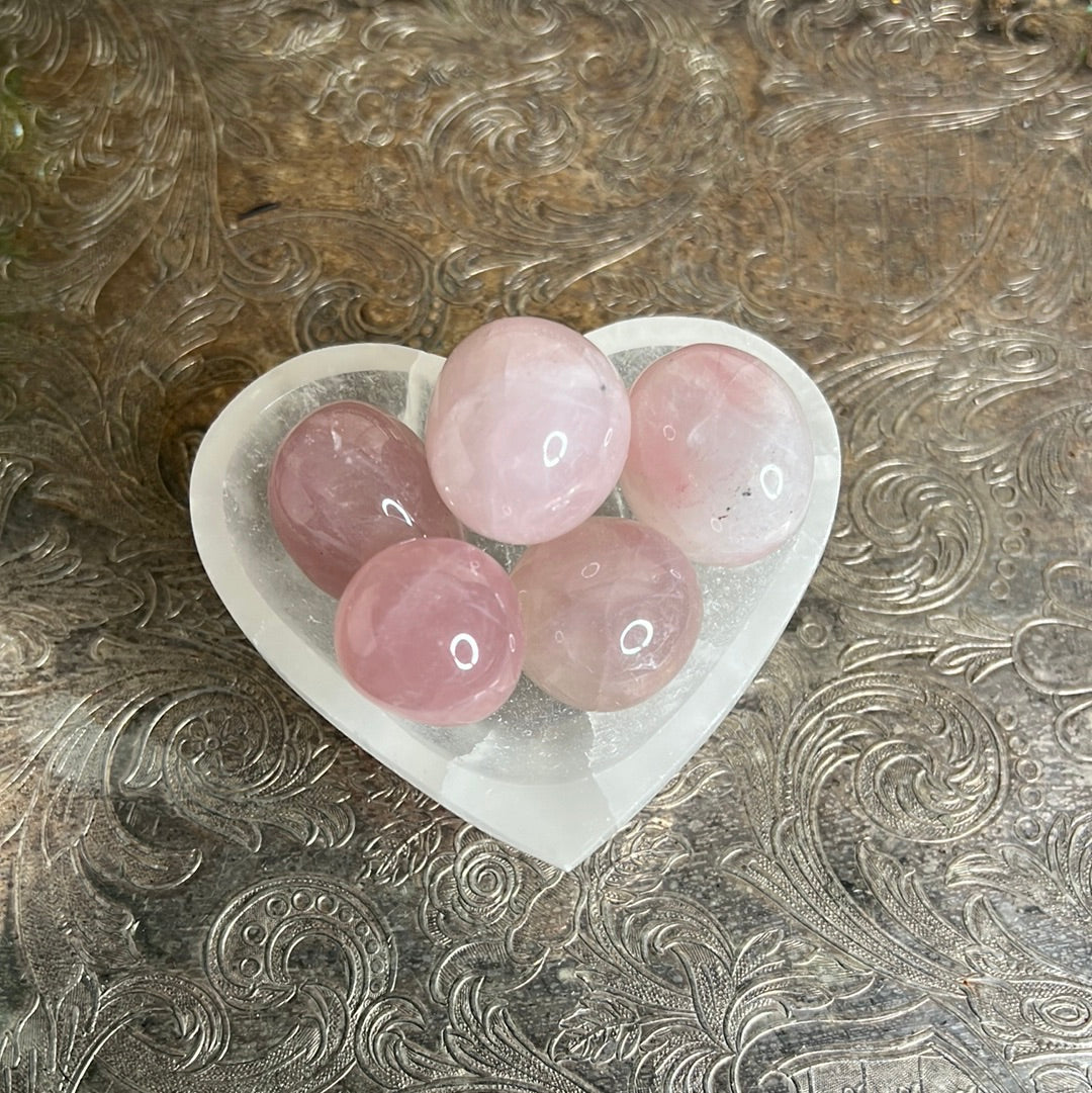 Moroccan Selenite Bowls - Small (Heart or Round)