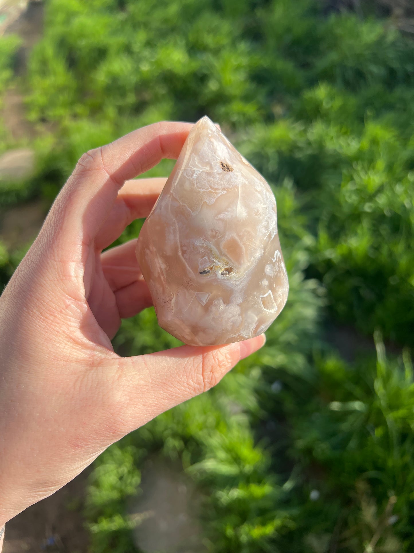 Flower agate flame (23b