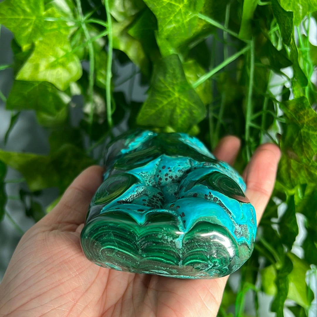 Chrysocolla Malachite Polished Freeforms (You choose)