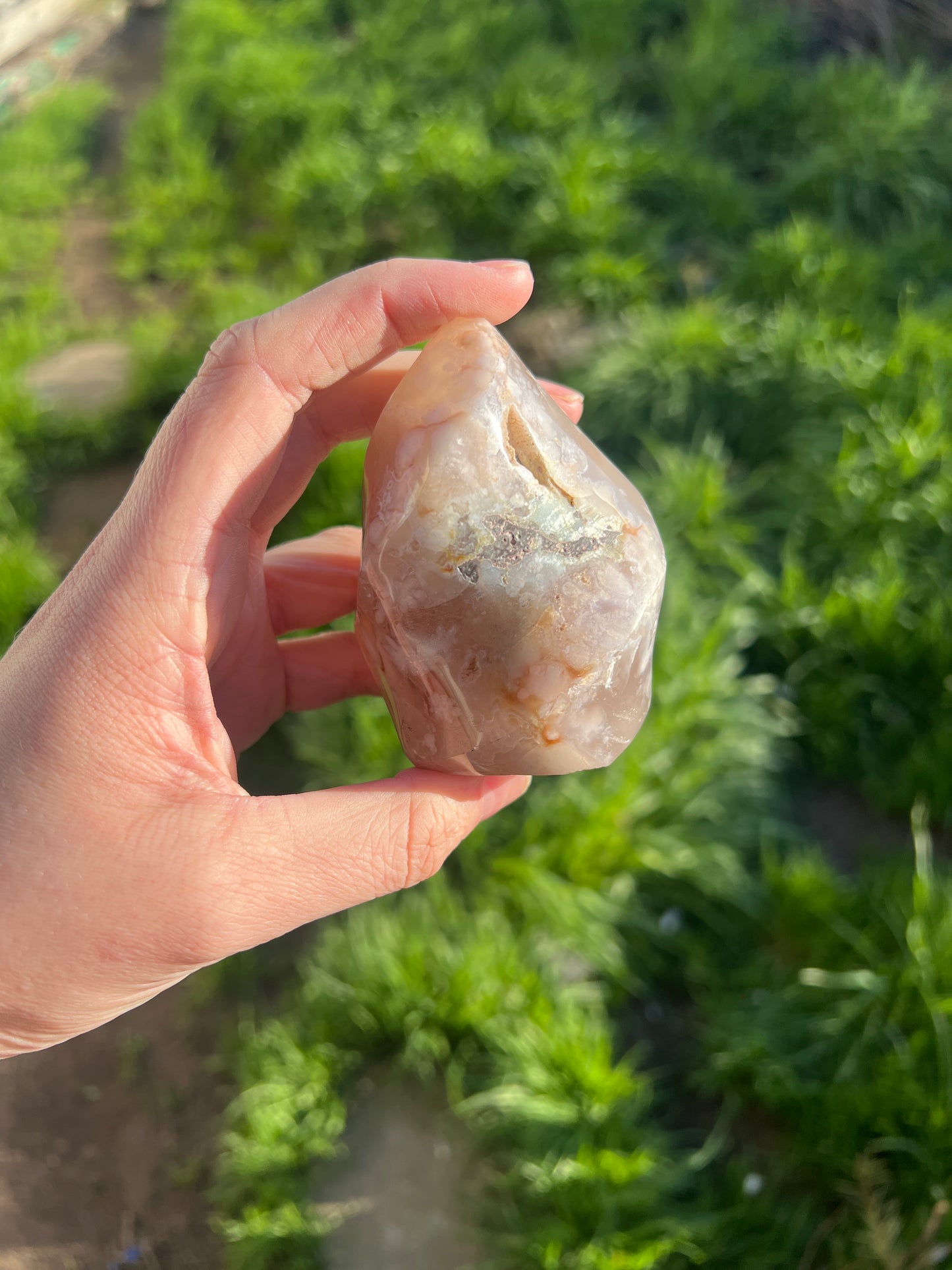 Flower agate flame (23b