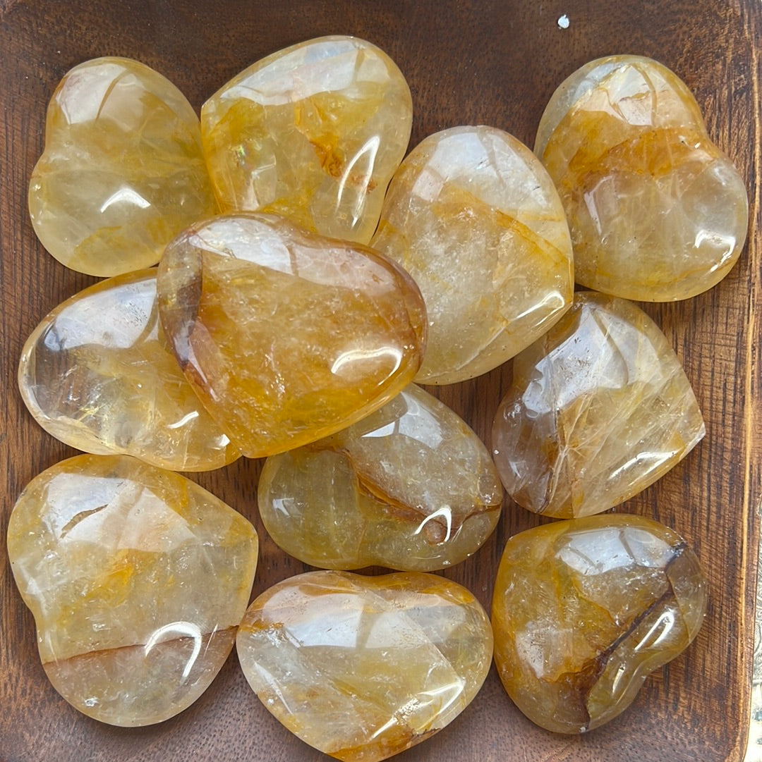 Golden Healer Puffy hearts