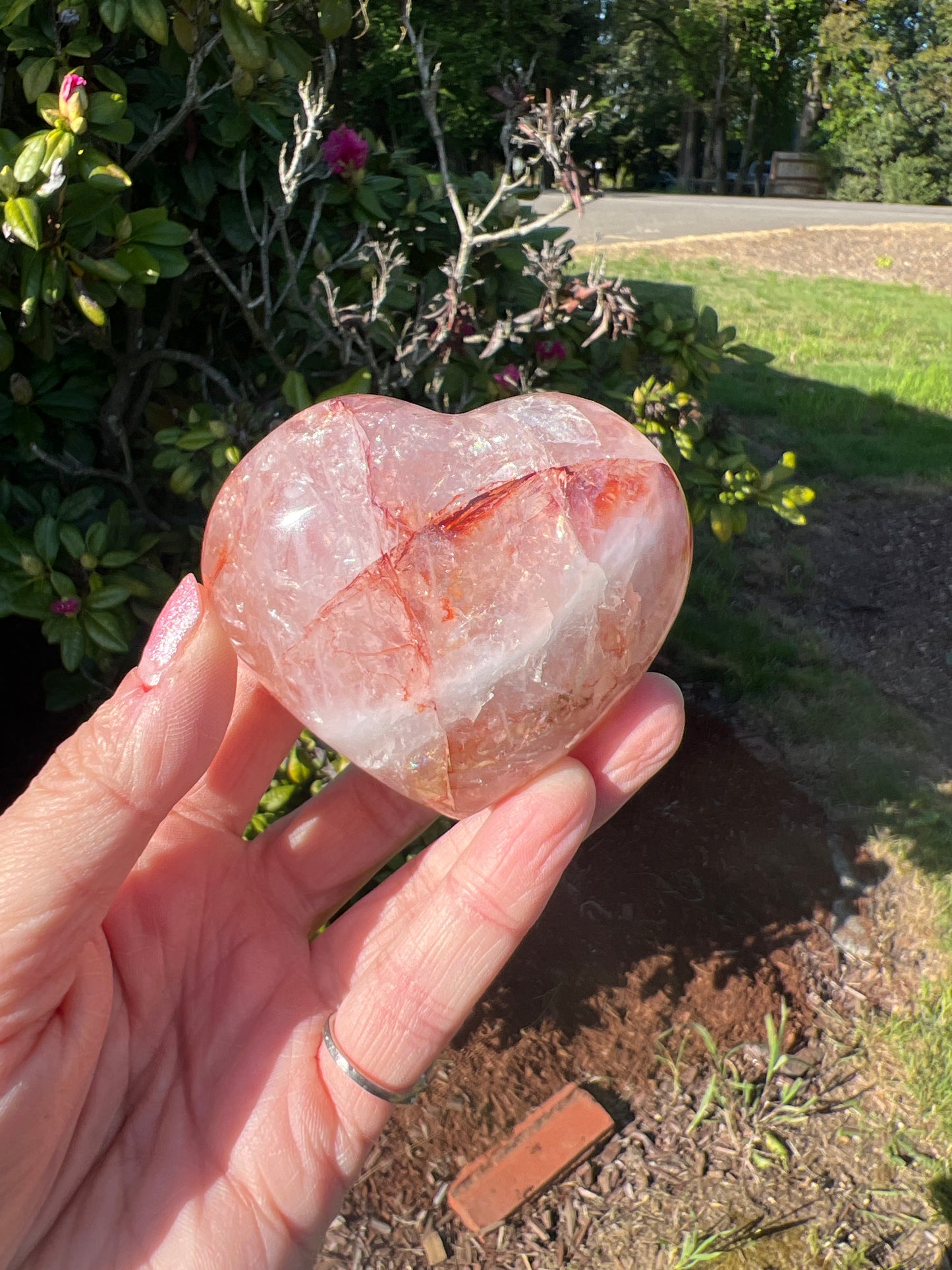 Fire quartz Heart (you choose)