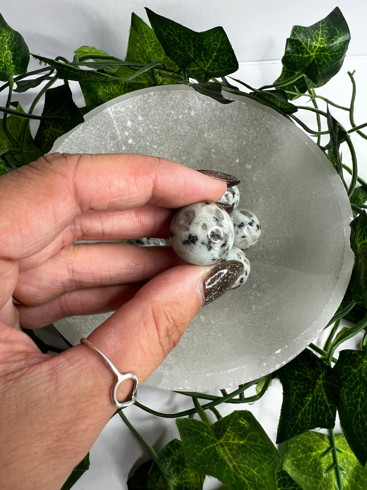 Kiwi Jasper Mini Sphere