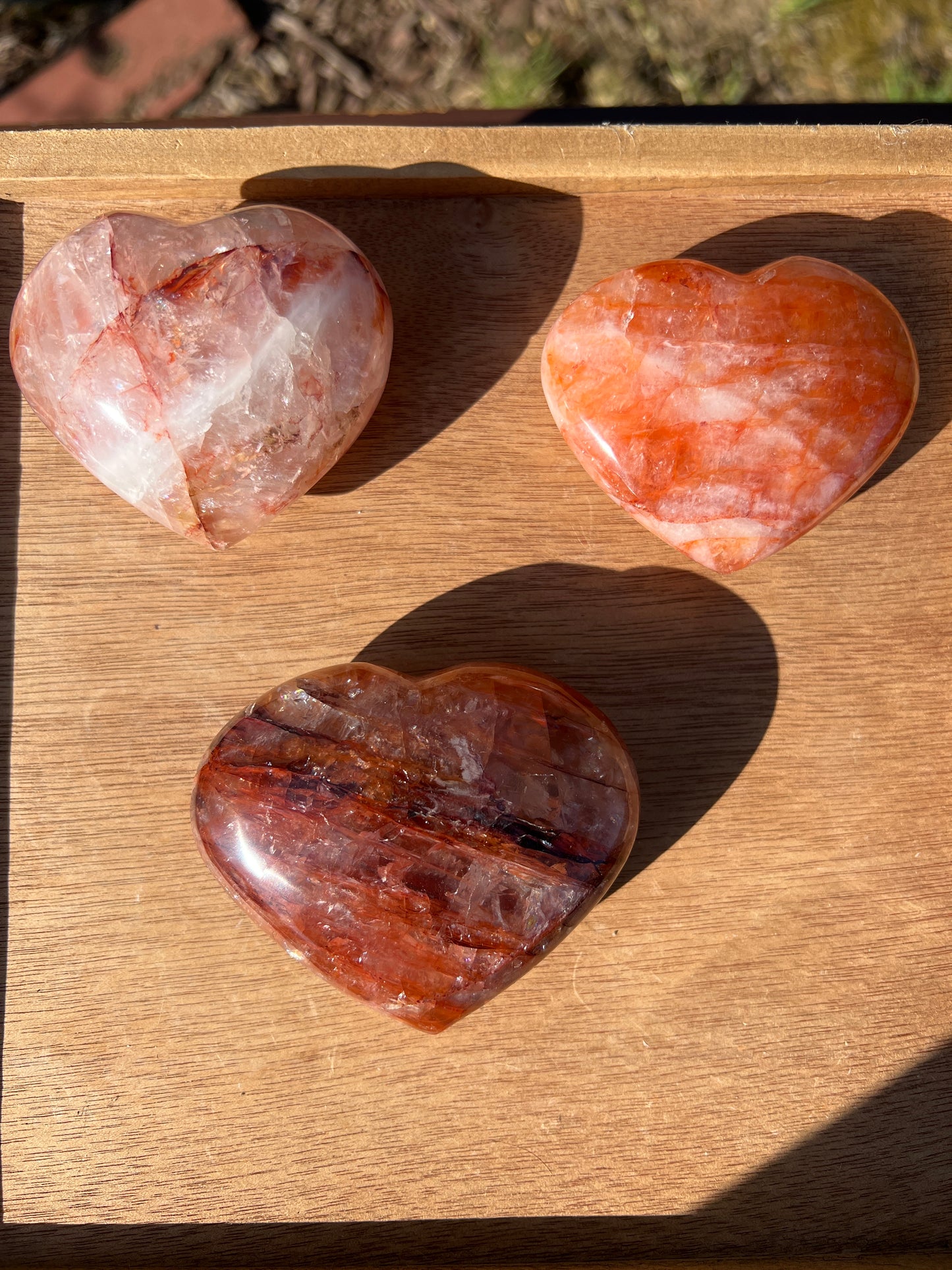 Fire quartz Heart (you choose)