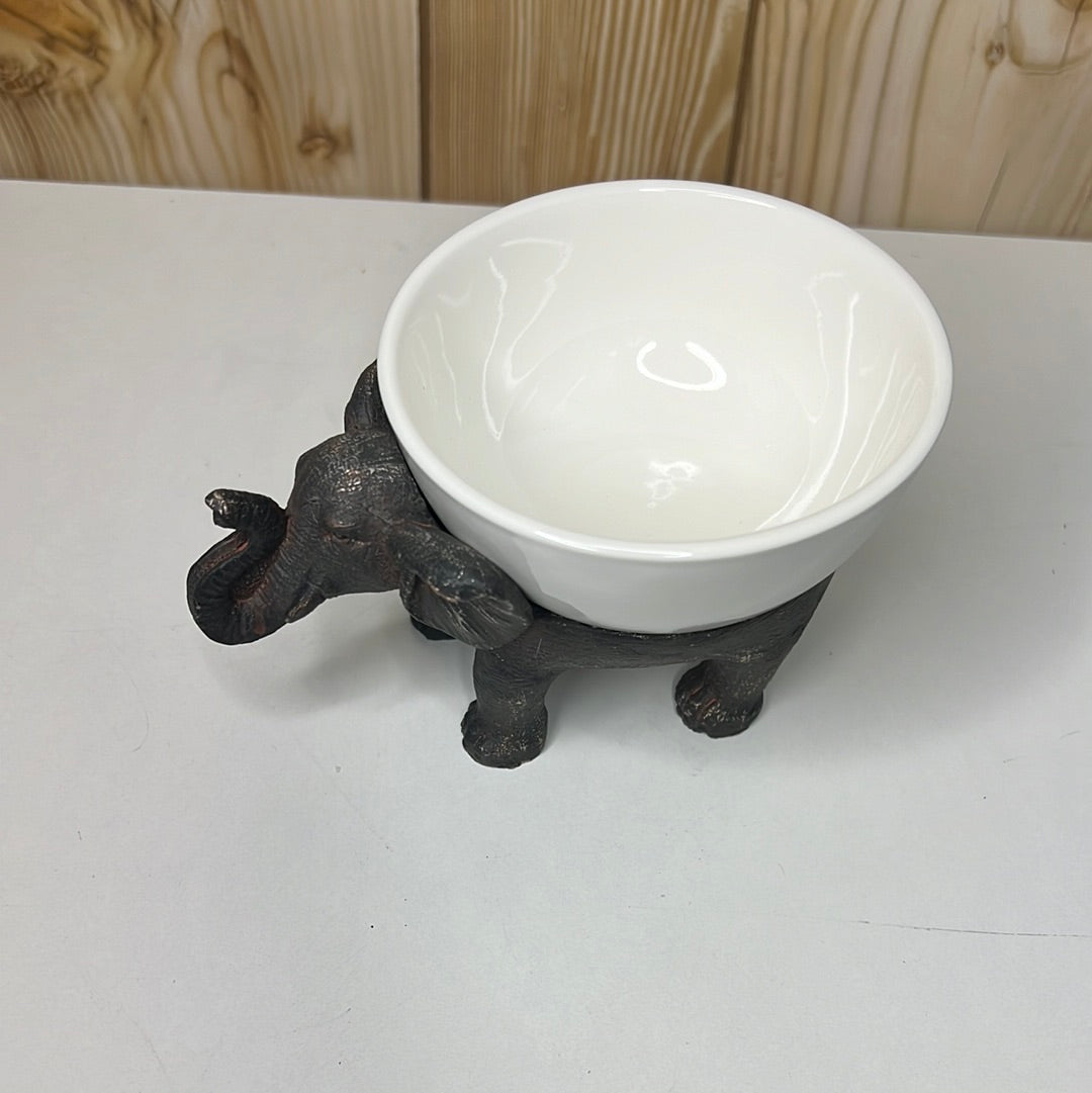 Elephant ceramic bowl
