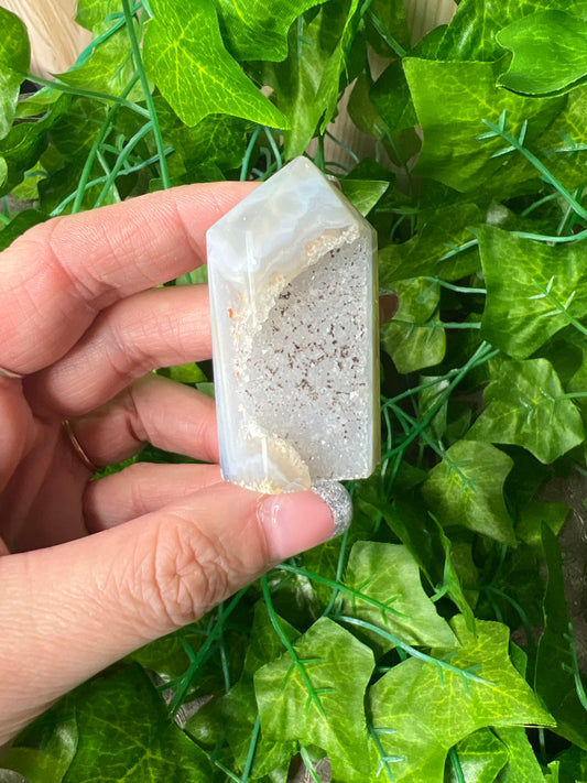 Druzy Agate Mini Tower (10K)
