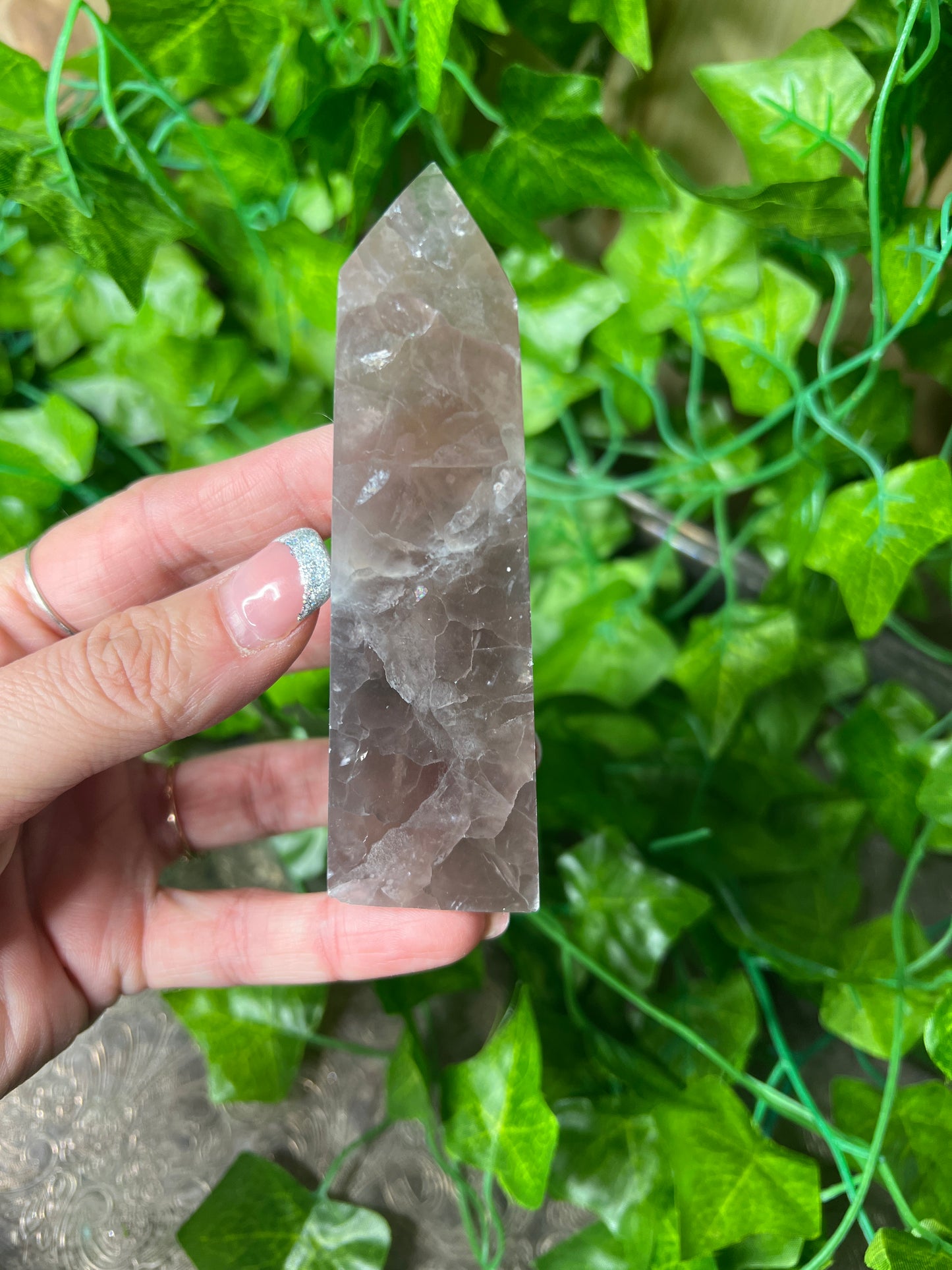 Purple Fluorite with Mica Inclusions (18)