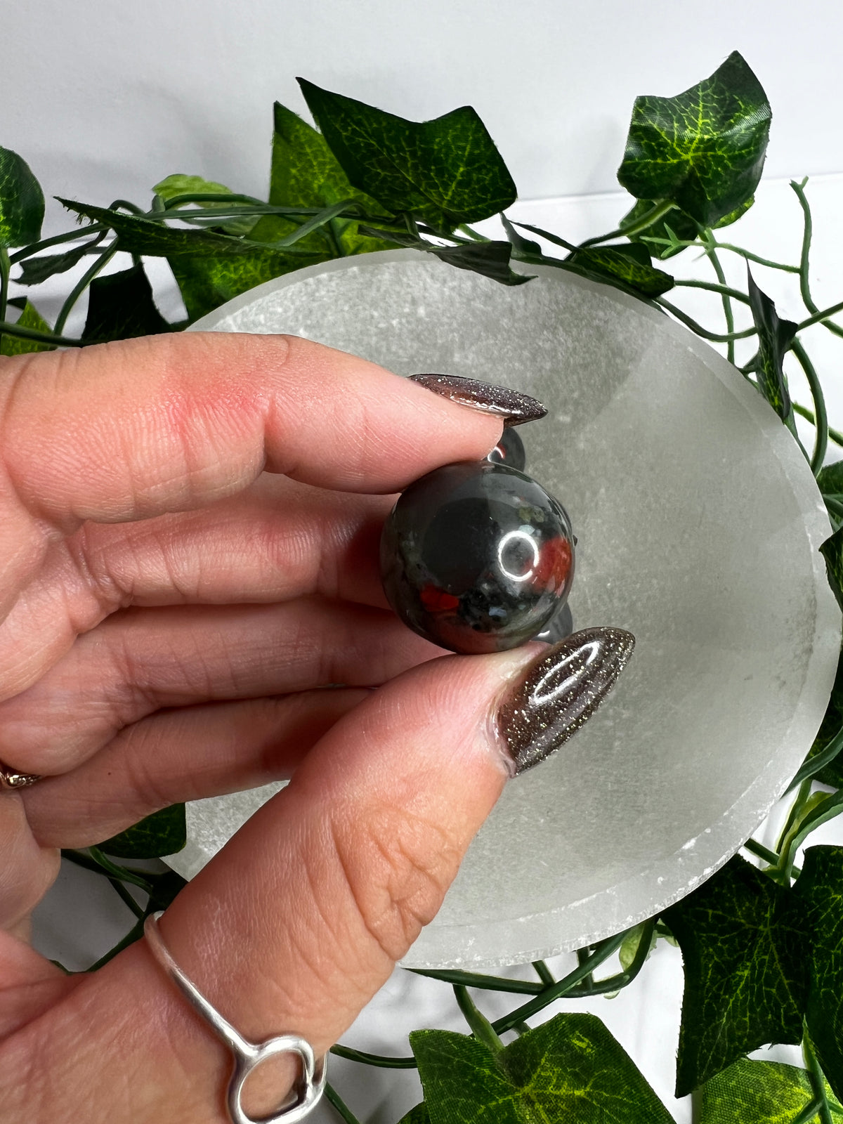 Bloodstone Mini Sphere