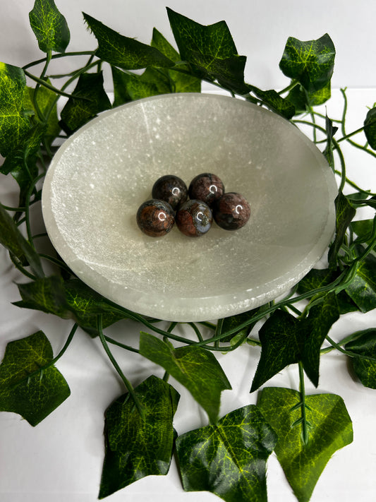 Blue Quartz Rhyolite (Que Sera) mini sphere