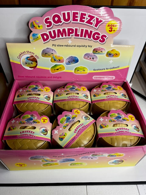 Stitch character inspired foam dumpling squishy toy