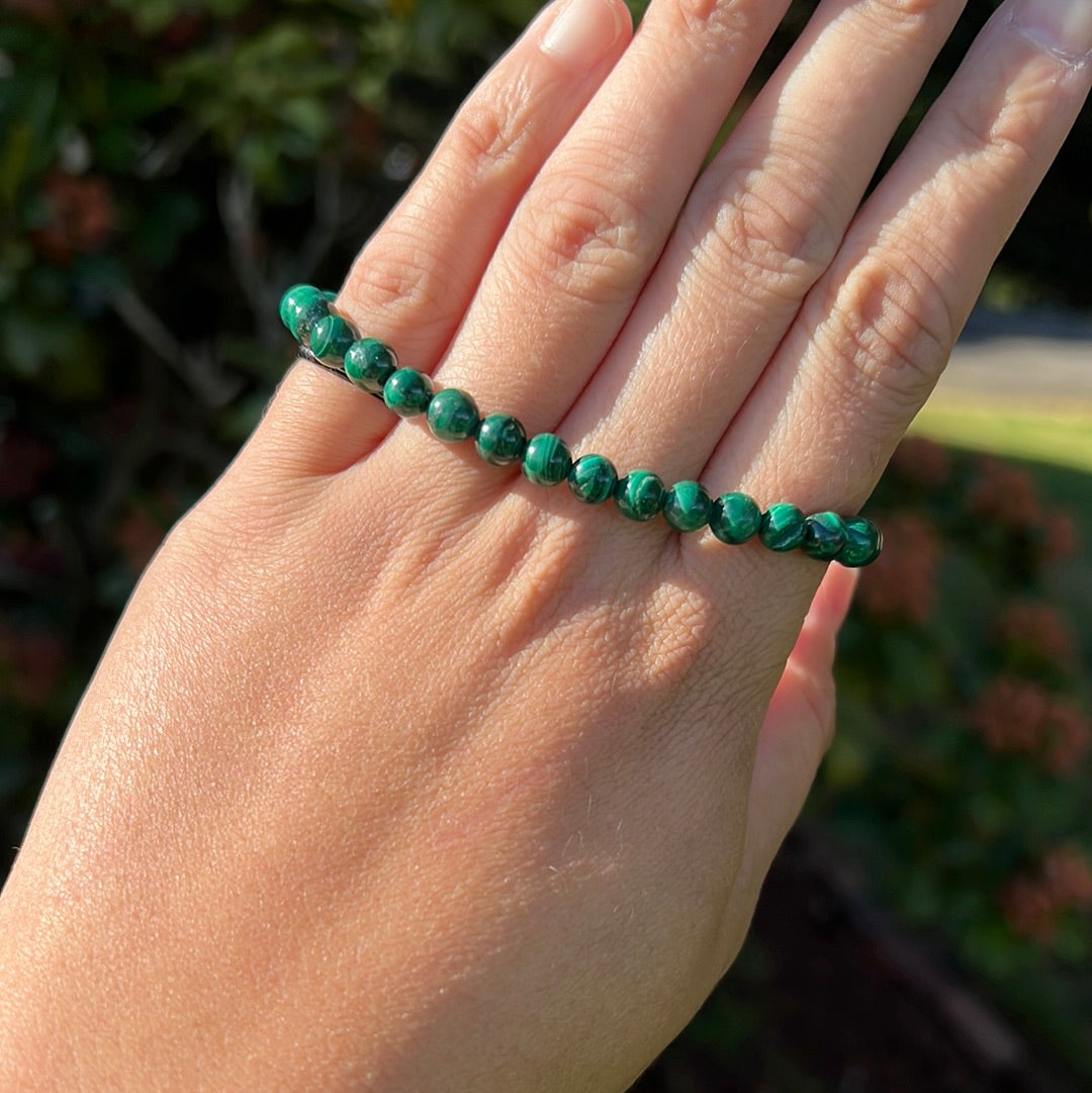 High Quality Malachite Bracelet 6mm
