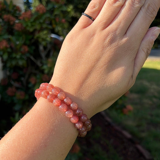 Strawberry Quartz 8mm