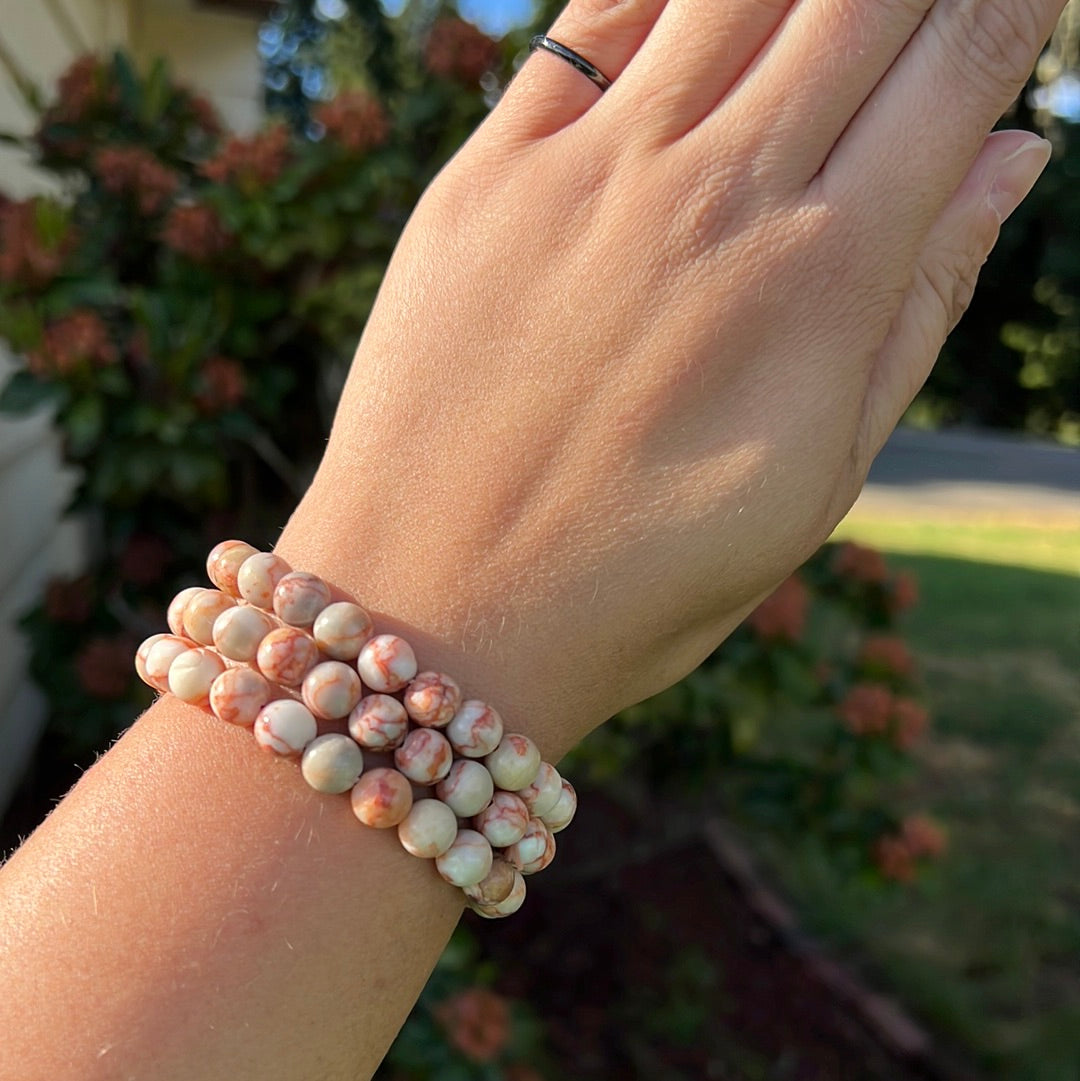 Red Vein Jasper Bracelet