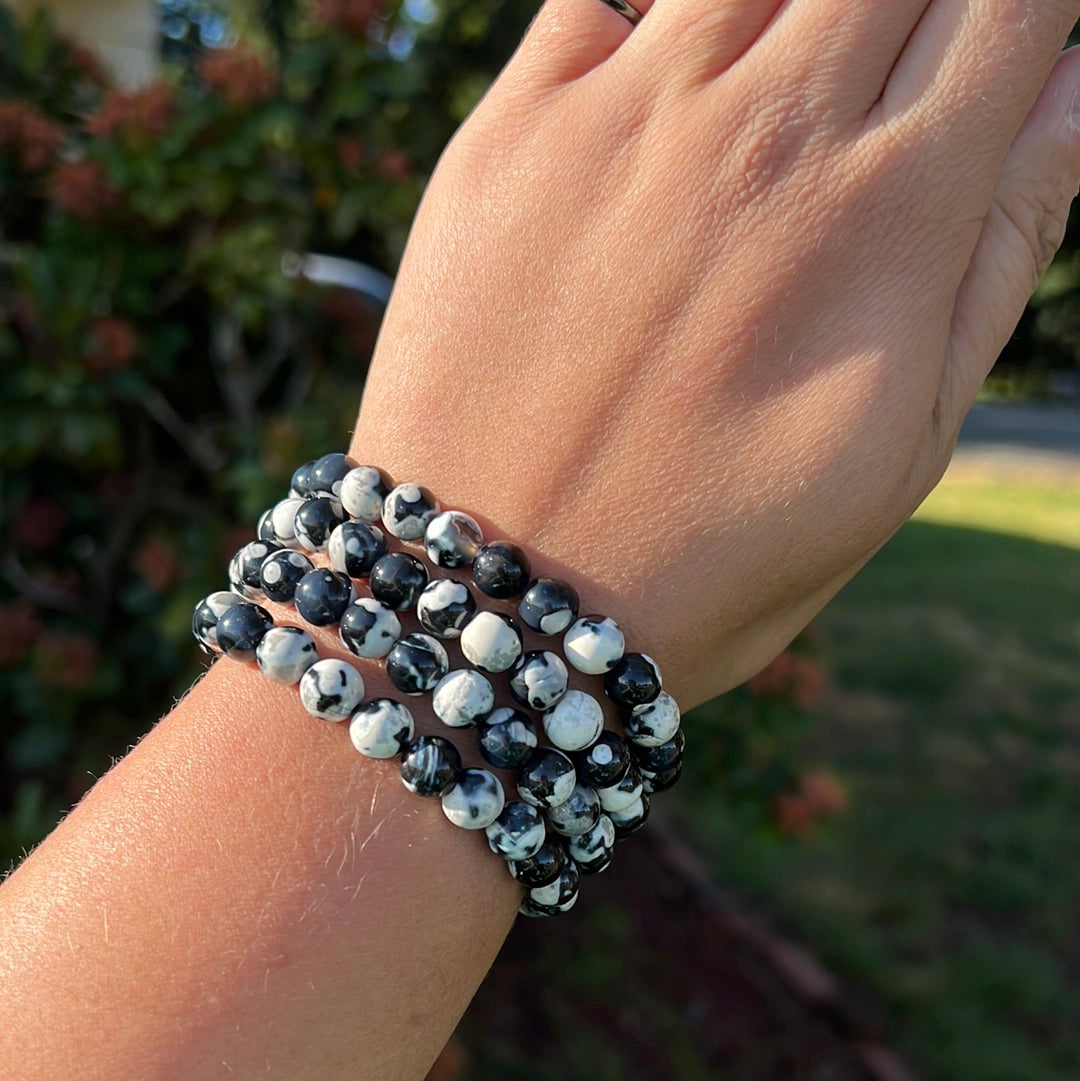 Orca Agate Bracelet