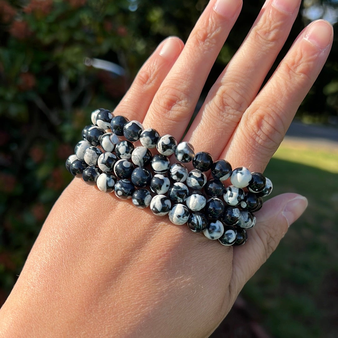 Orca Agate Bracelet