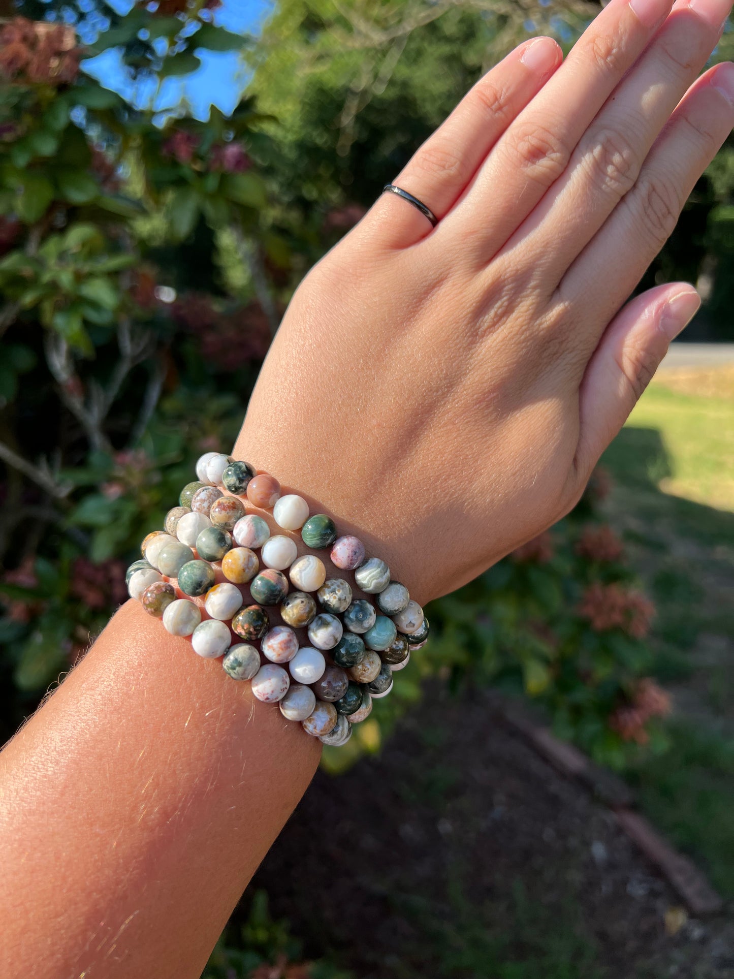 HQ Orbicular Ocean Jasper Bracelet