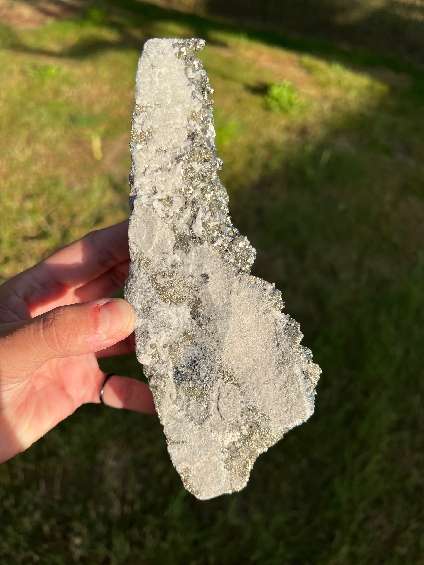 Pyrite, Calcite, Hematite Galena Specimen