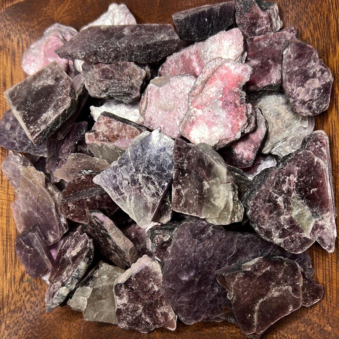 Gem Lepidolite Rough piece