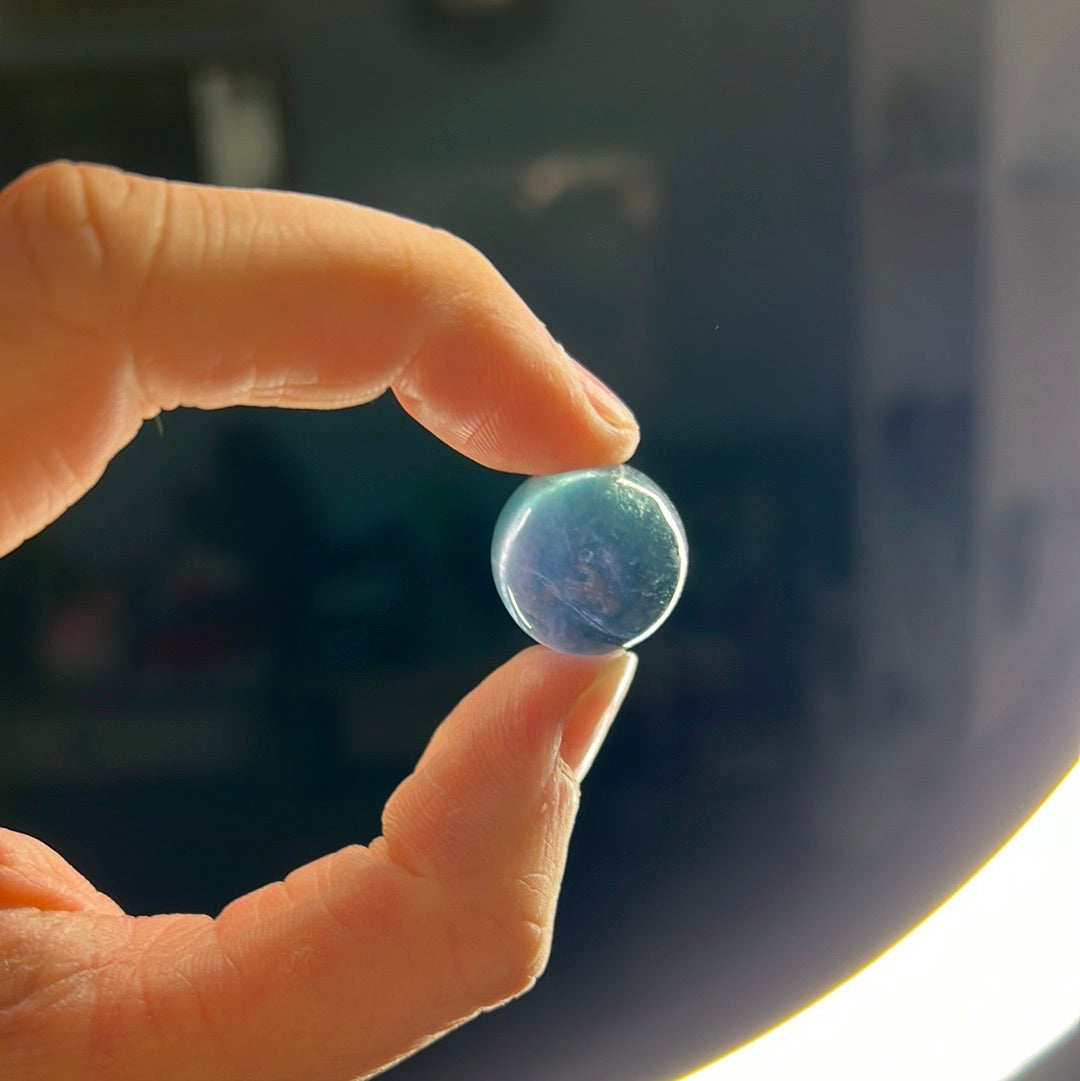 HQ Rainbow fluorite mini sphere