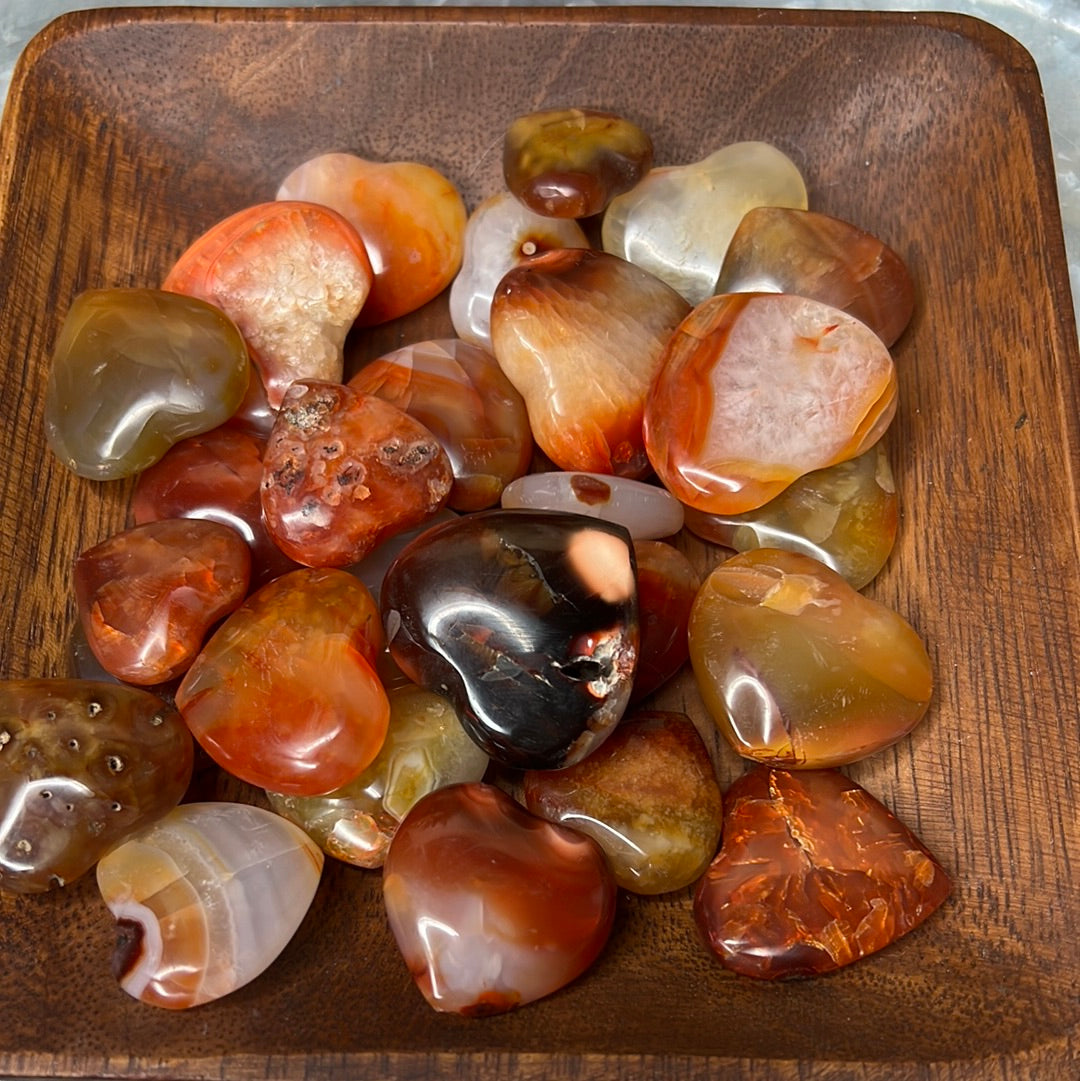 Small Carnelian Heart