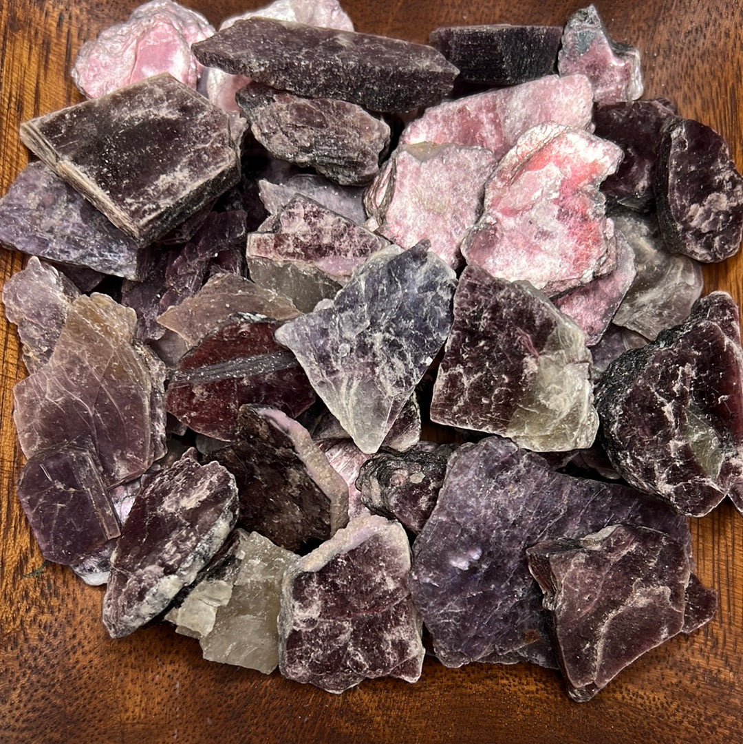 Gem Lepidolite Rough piece