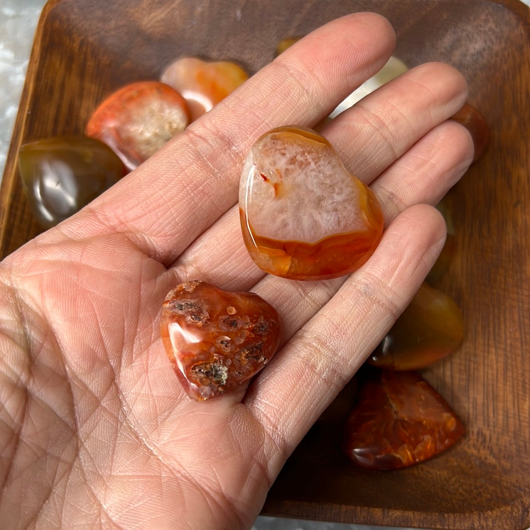 Small Carnelian Heart