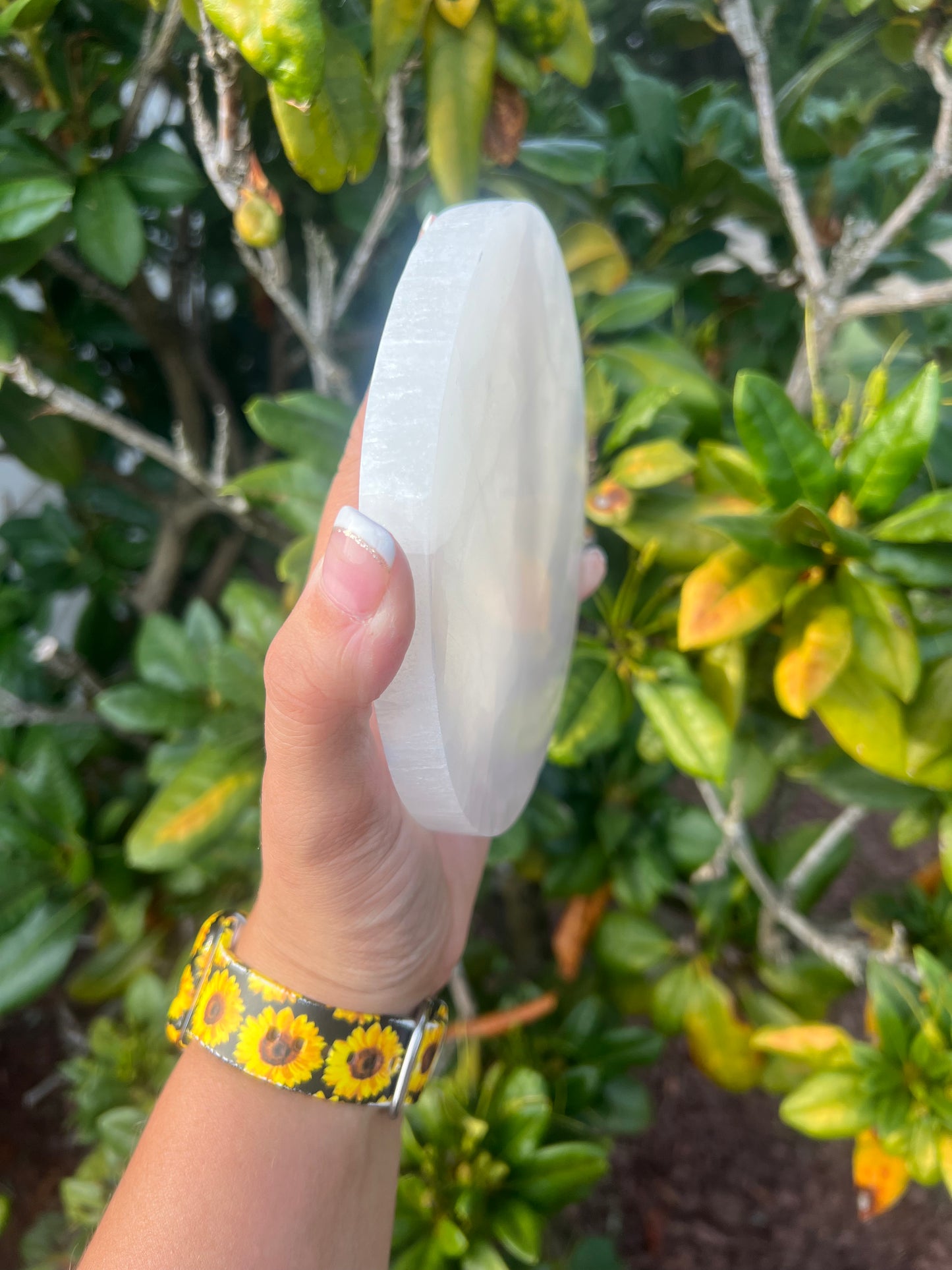 Selenite Large Charging Plate