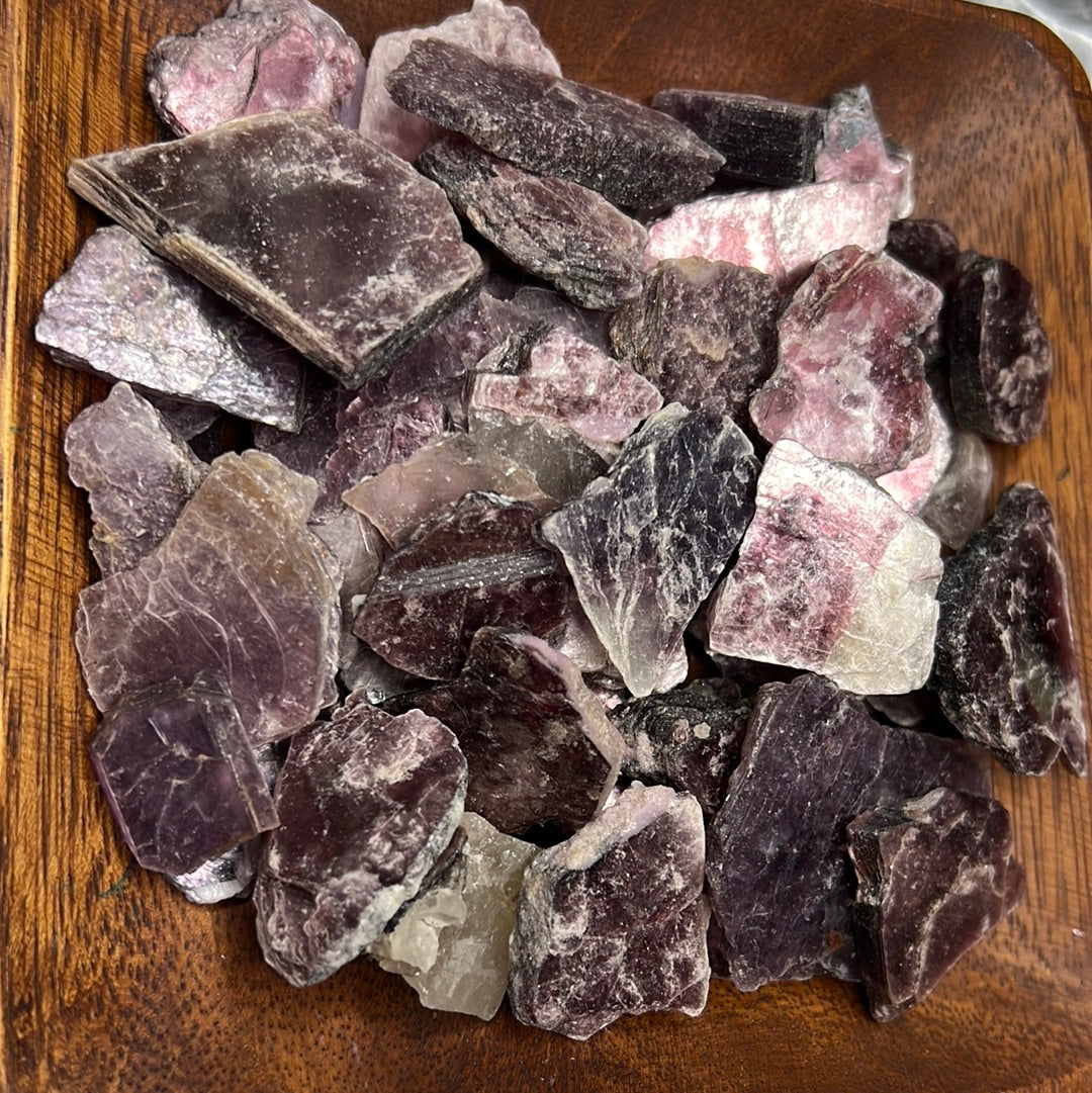 Gem Lepidolite Rough piece