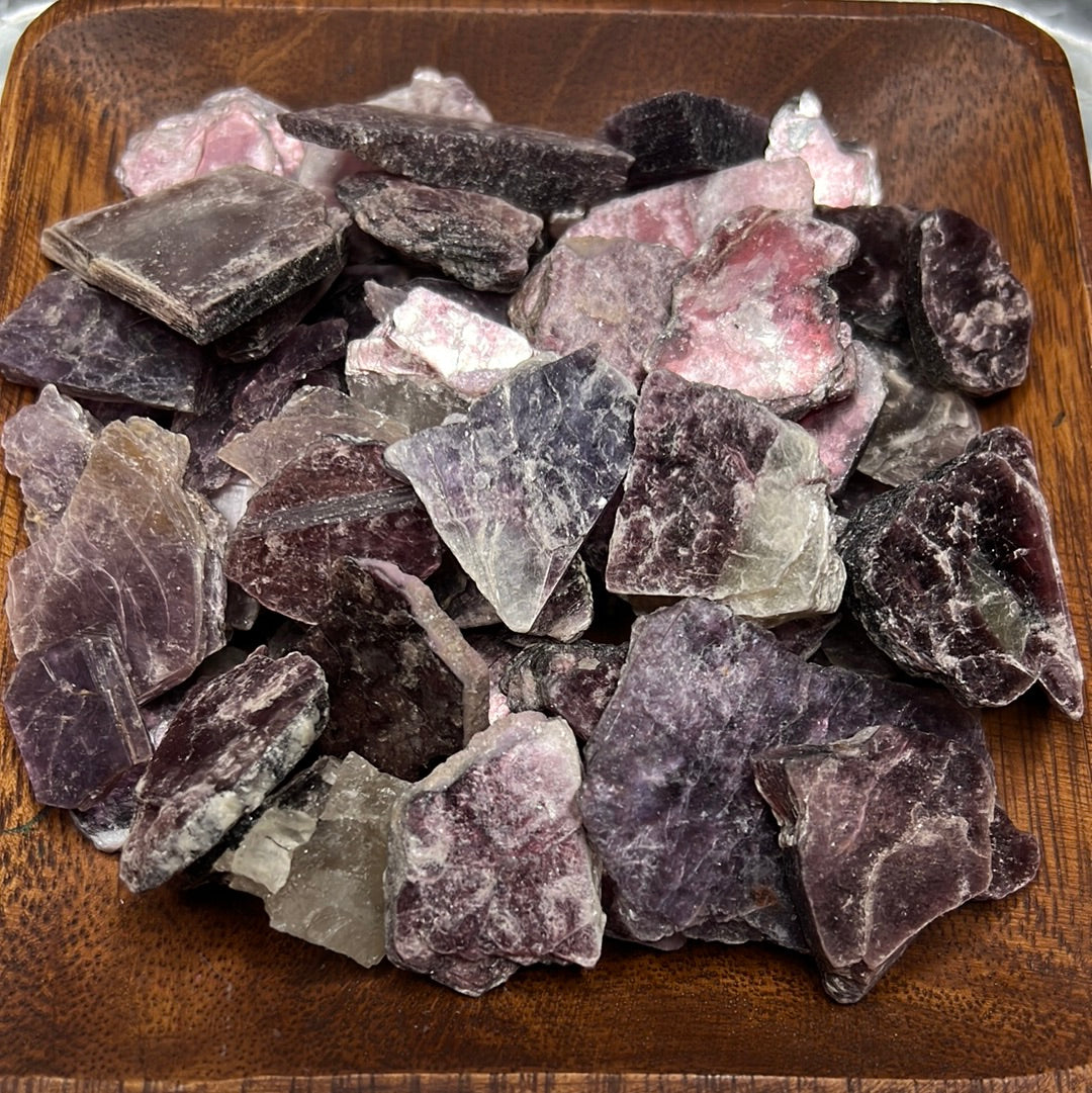 Gem Lepidolite Rough piece