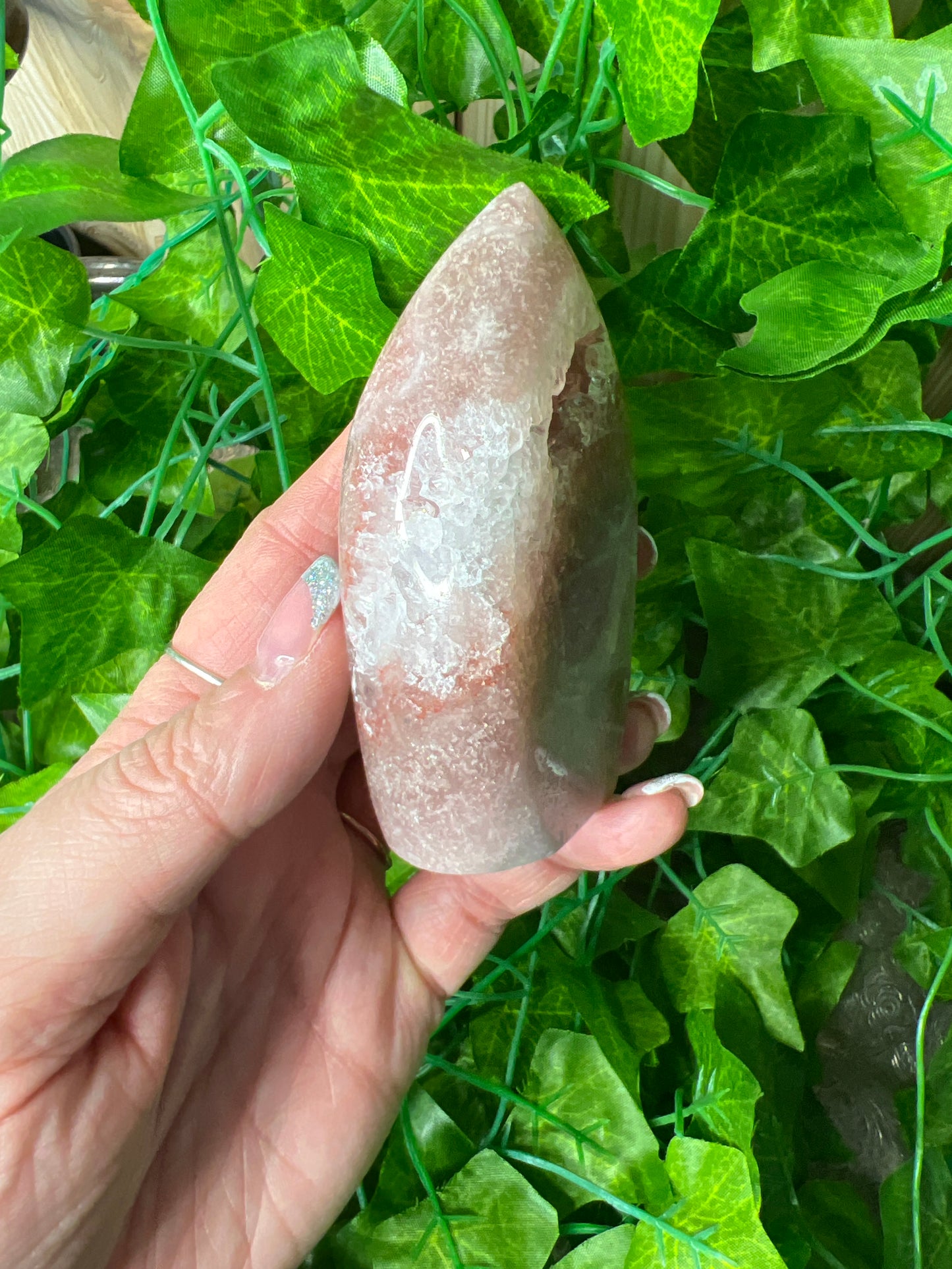 Brazilian Pink Amethyst Flame.  (36A)