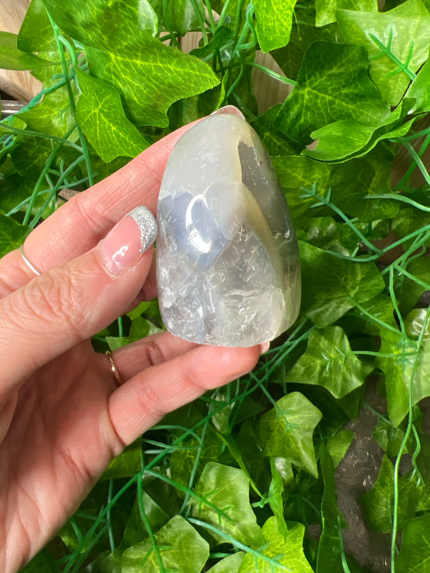 Brazilian Druzy Agate Freeform. (15A)