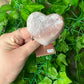 Pink Amethyst Heart on Stand (33A)
