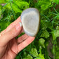 Brazilian Druzy banded Agate Freeform. (17A)