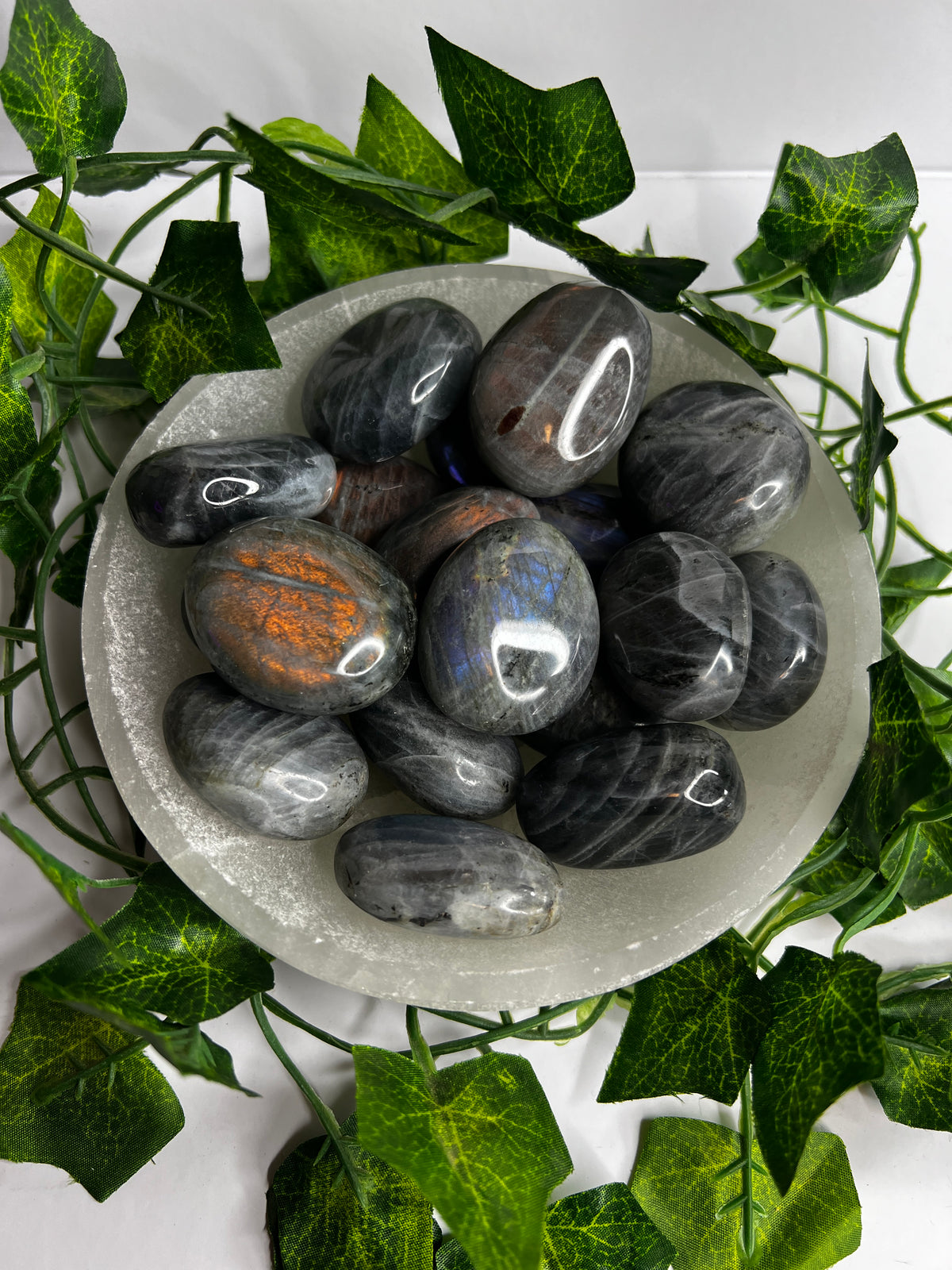 Super Flashy Labradorite Mini Palm Stones