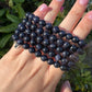 Blue goldstone bracelet (Manmade)