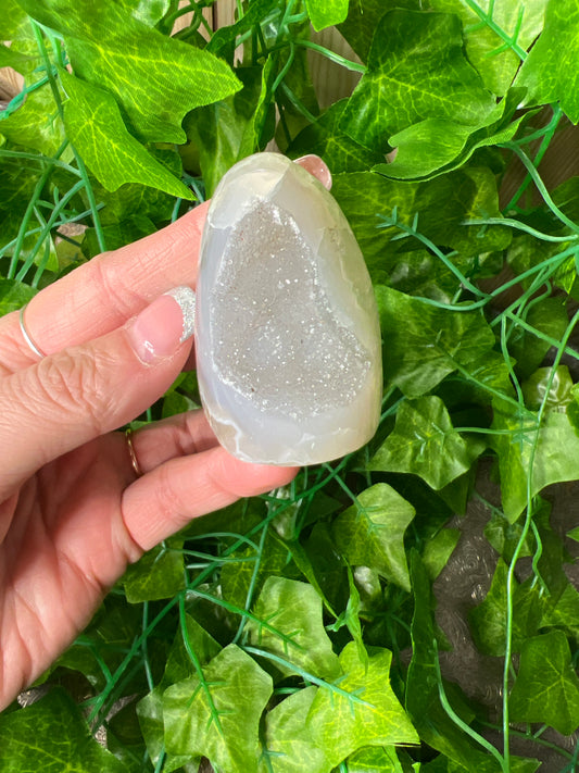 Brazilian Druzy Agate Freeform. (13A)