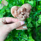 Pink Amethyst Heart on Stand (24b)