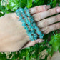 Color enhanced Amazonite Chip bracelet