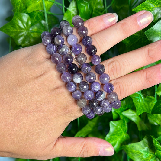 Chevron Amethyst Bracelet